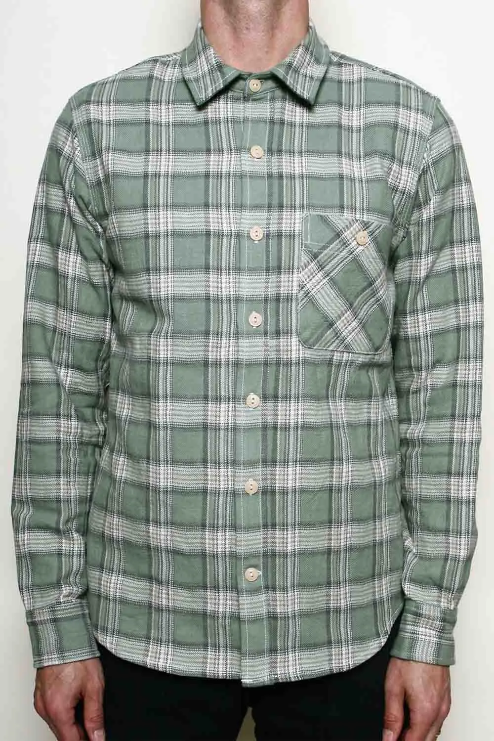 OXFORD SHIRT Sage Plaid sold by REVOLVR Menswear product image thumbnail 2