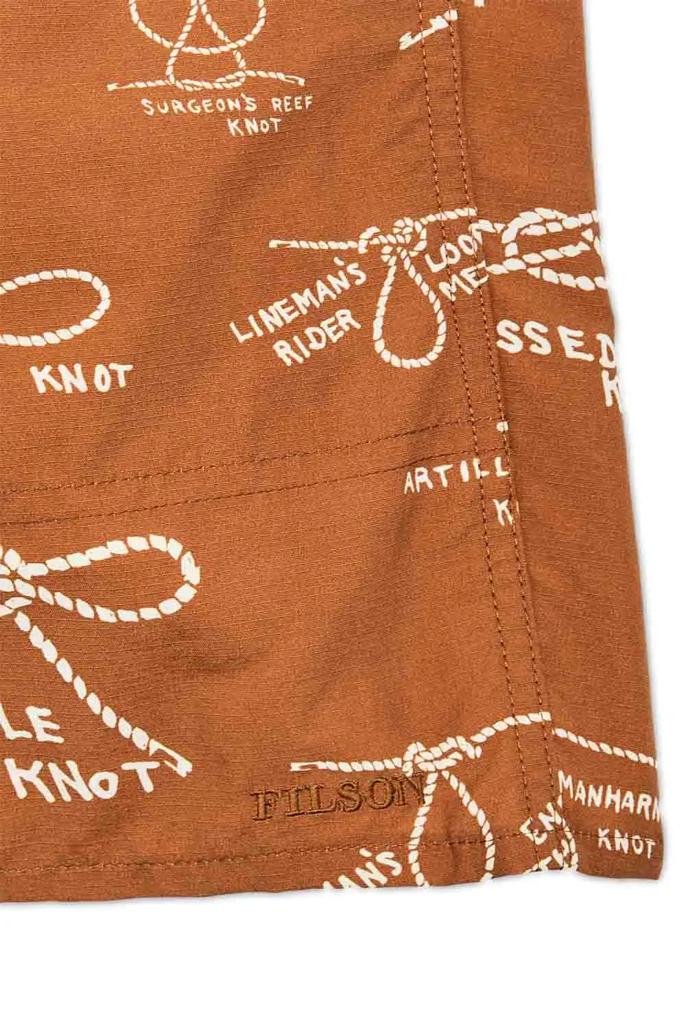OXBOW LAKE TRUNKS Bourbon/Knots sold by REVOLVR Menswear product image thumbnail 3