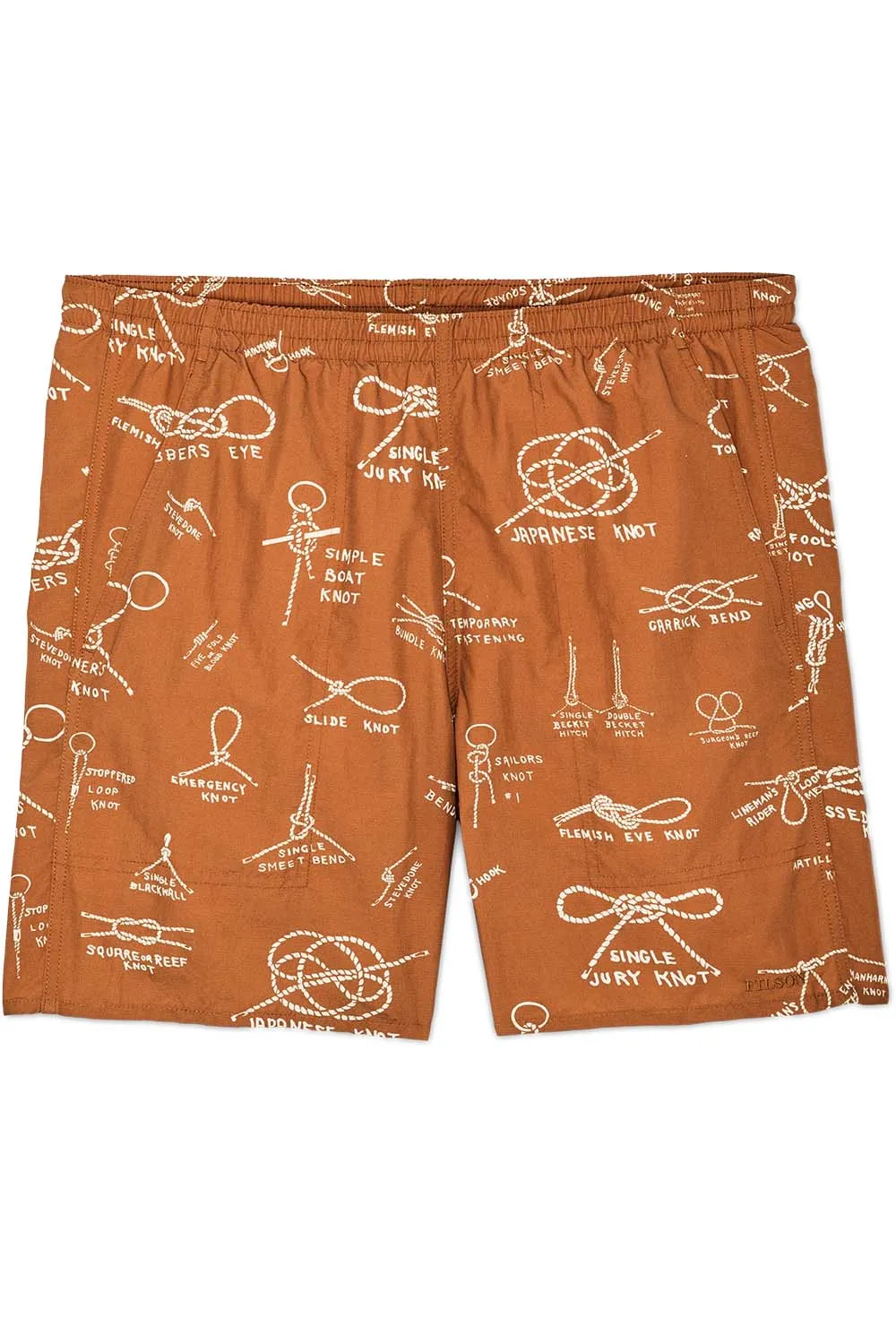 OXBOW LAKE TRUNKS Bourbon/Knots sold by REVOLVR Menswear