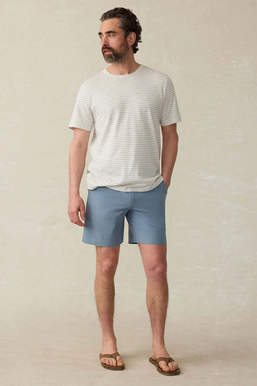 ALL DAY SHORT 2.0 7" Deep Marine sold by REVOLVR Menswear