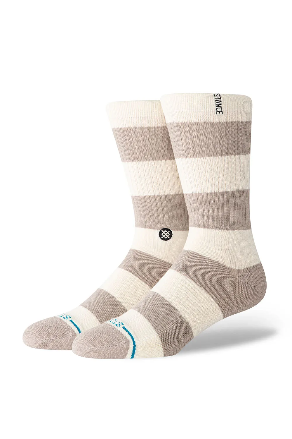 STACKED UP CREW Stone Grey sold by REVOLVR Menswear