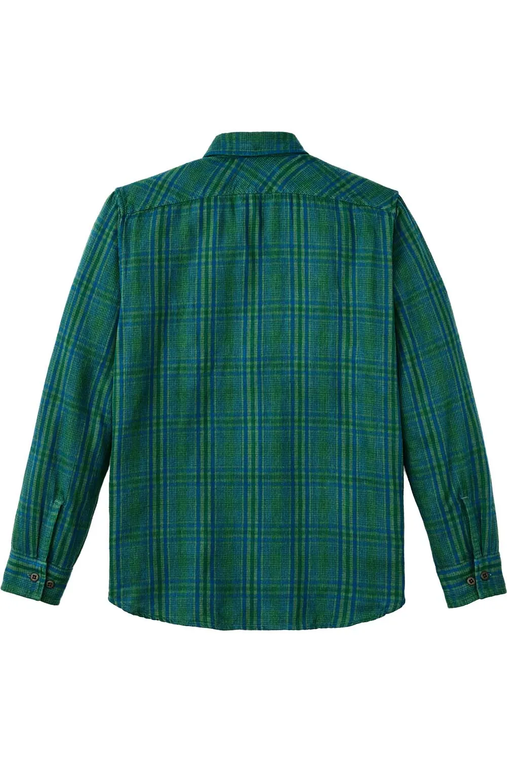 RANGELAND FLANNEL SHIRT Green/Blue Plaid sold by REVOLVR Menswear product image thumbnail 2