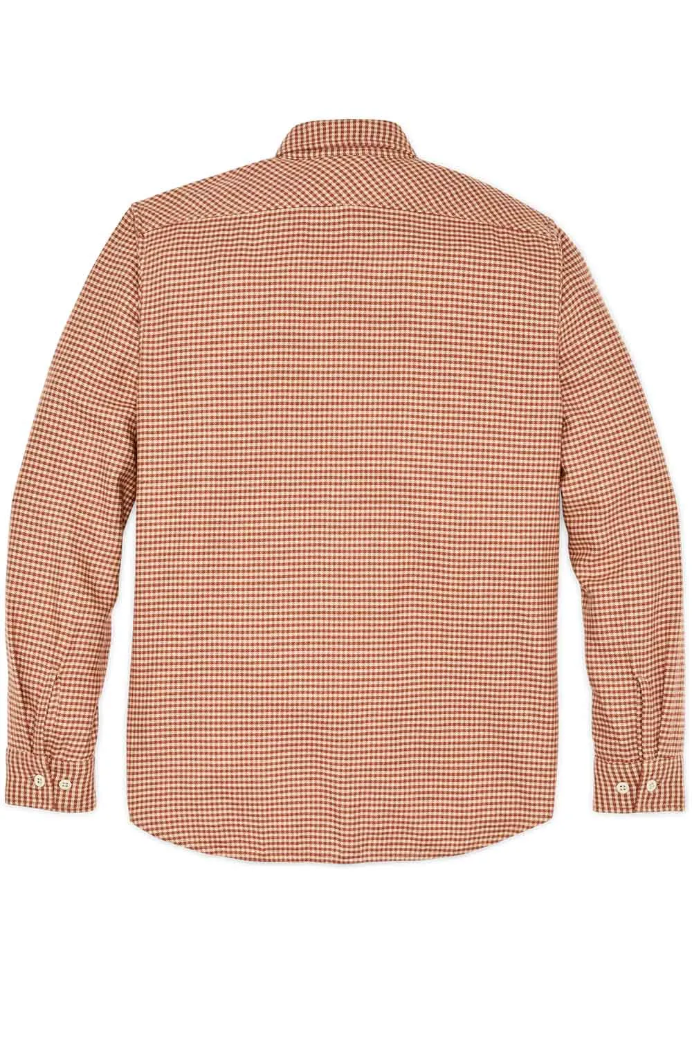 RANGELAND FLANNEL SHIRT Salmon/Oat Houndstooth sold by REVOLVR Menswear product image thumbnail 2