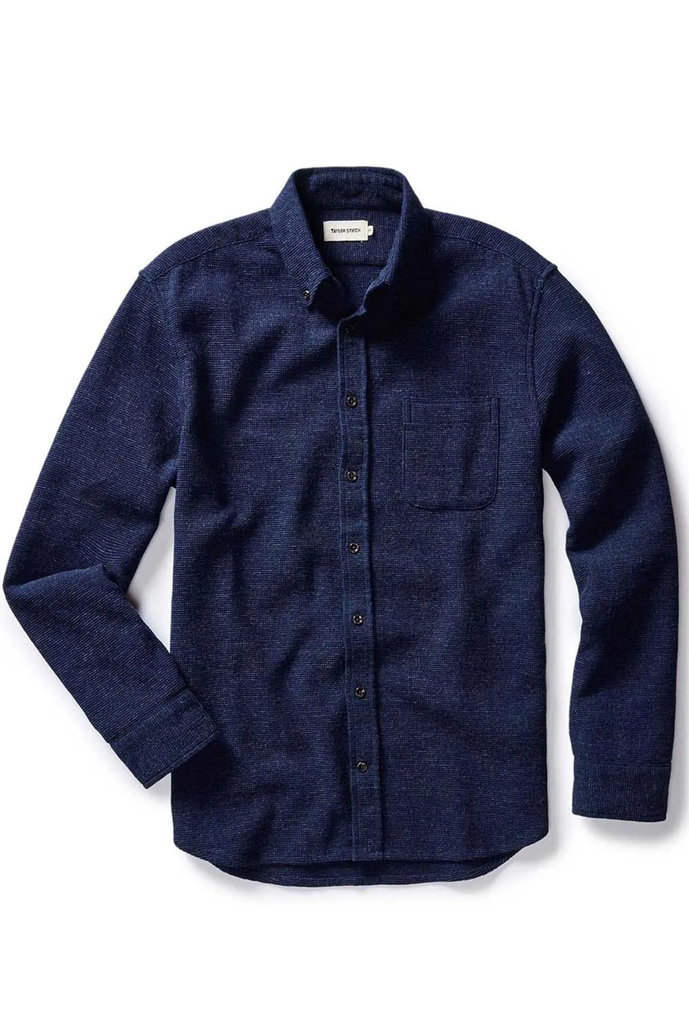 THE JACK Washed Indigo Waffle sold by REVOLVR Menswear