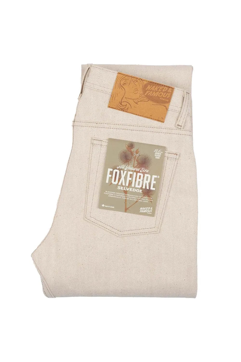 WEIRD GUY - ALL NATURAL ECRU FOXFIBRE sold by REVOLVR Menswear