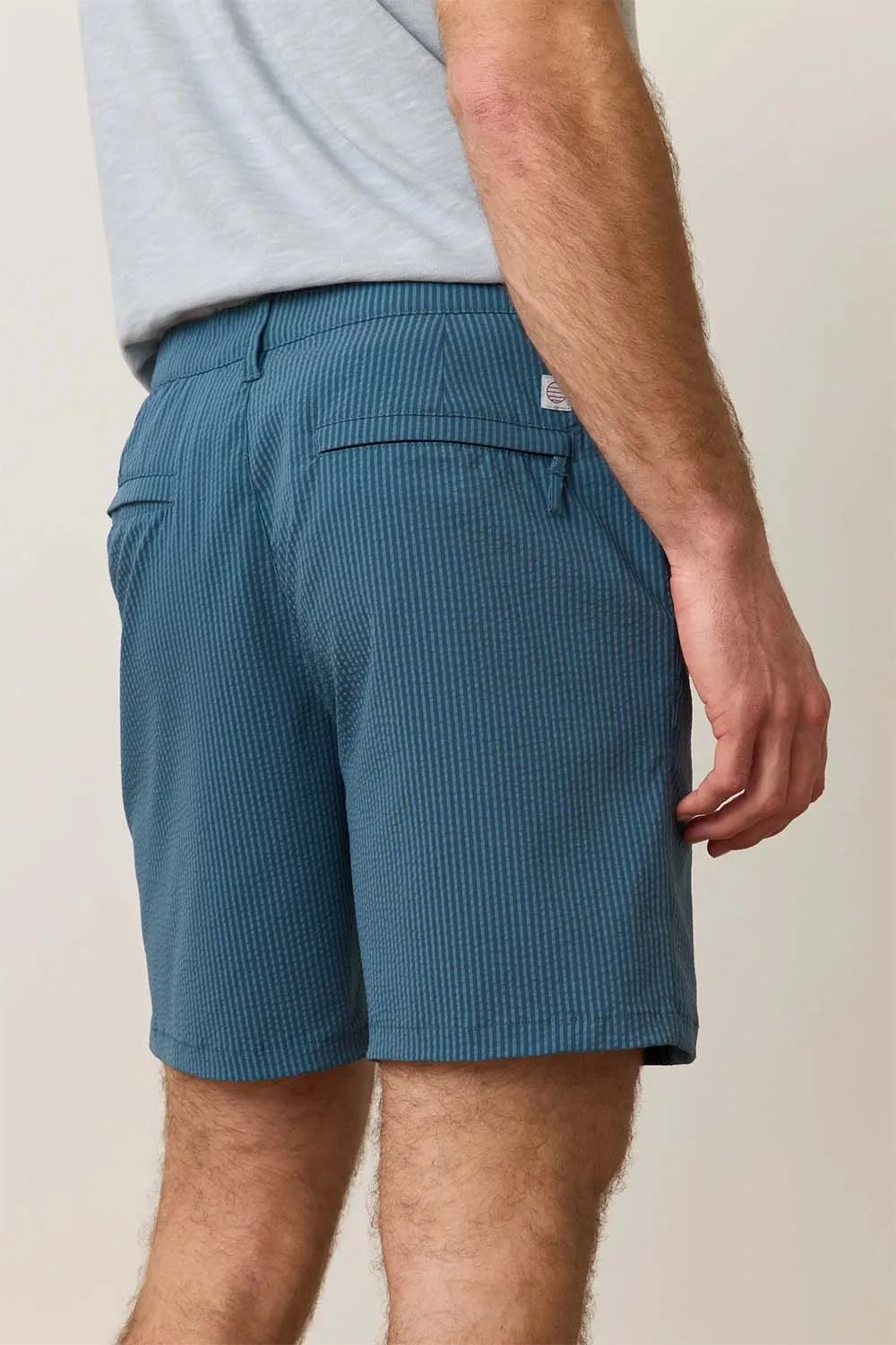 7" HYBRID SHORT Teal sold by REVOLVR Menswear product image thumbnail 3