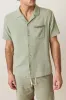 EMBROIDERED RESORT SHIRT Shadow sold by REVOLVR Menswear