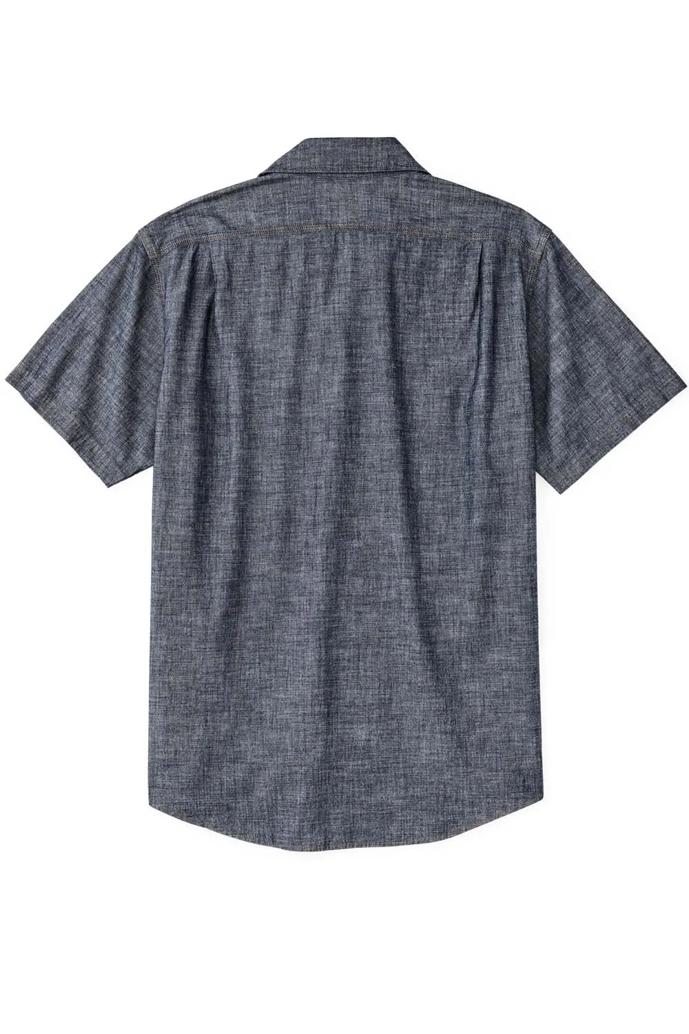 CHAMBRAY SS SHIRT Rinse Indigo sold by REVOLVR Menswear product image thumbnail 2