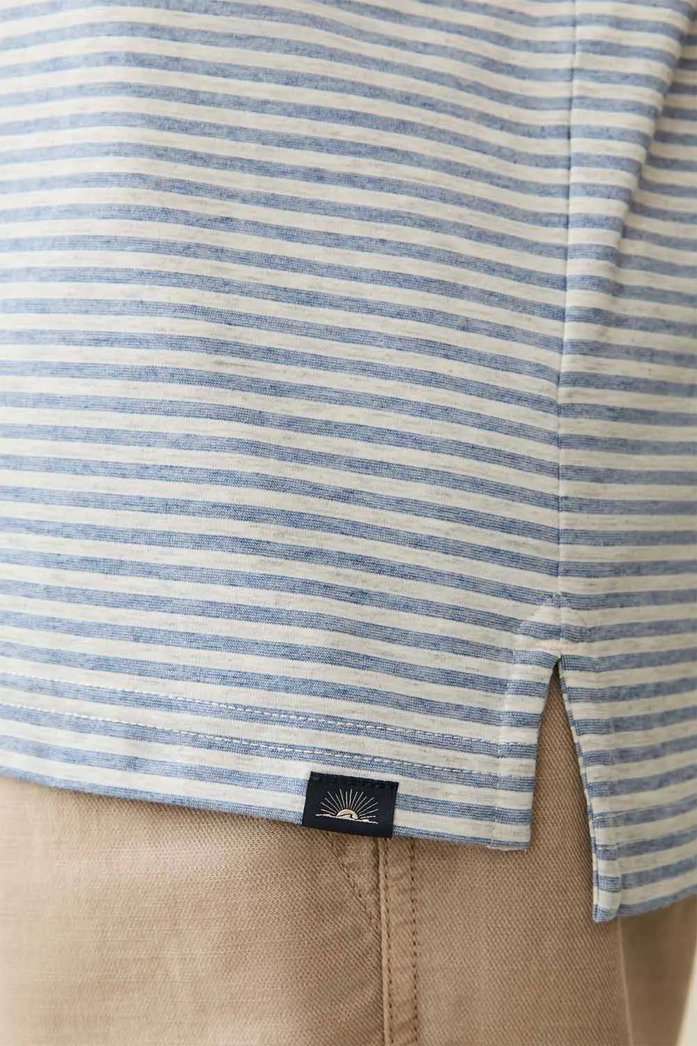 SS MOVEMENT POLO Long Valley Stripe sold by REVOLVR Menswear product image thumbnail 4