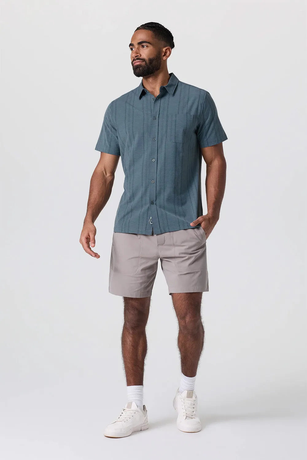 BRIDGE SS Light Deep Sea Stripe sold by REVOLVR Menswear product image thumbnail 5