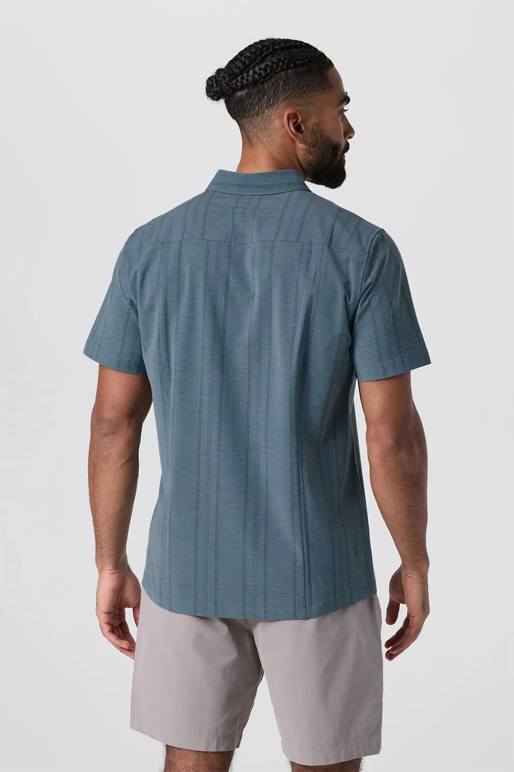 BRIDGE SS Light Deep Sea Stripe sold by REVOLVR Menswear product image thumbnail 3