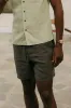 APRES SHORT Faded Black Hemp sold by REVOLVR Menswear