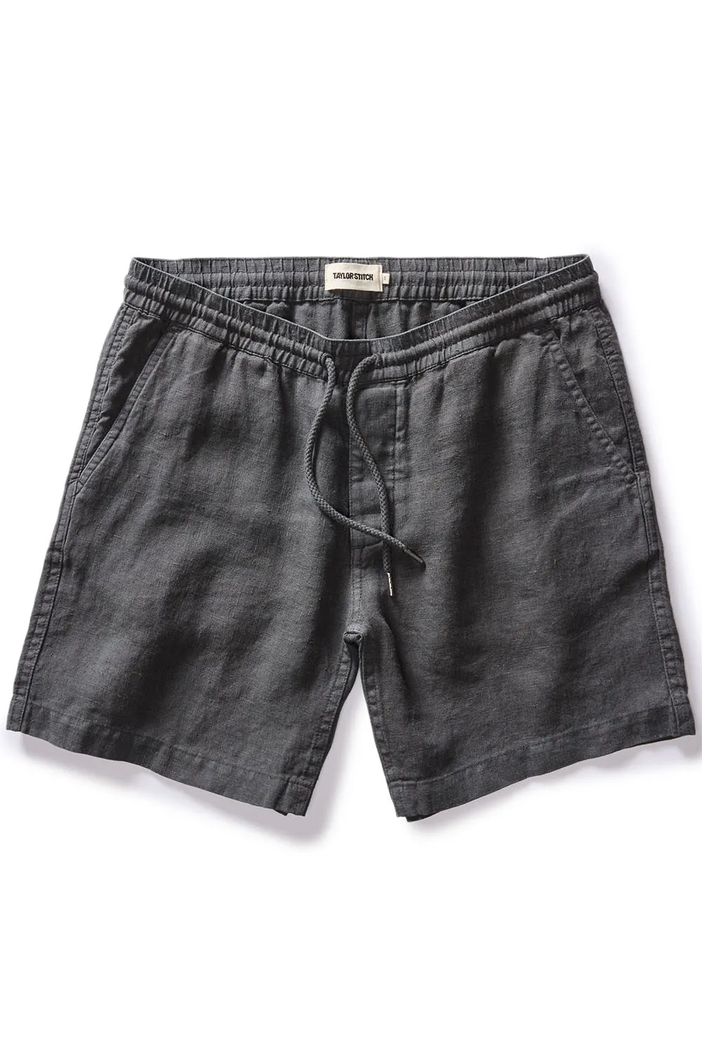 APRES SHORT Faded Black Hemp sold by REVOLVR Menswear