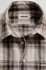 THE CRAFTSMAN SHIRT Bark Plaid Linen sold by REVOLVR Menswear