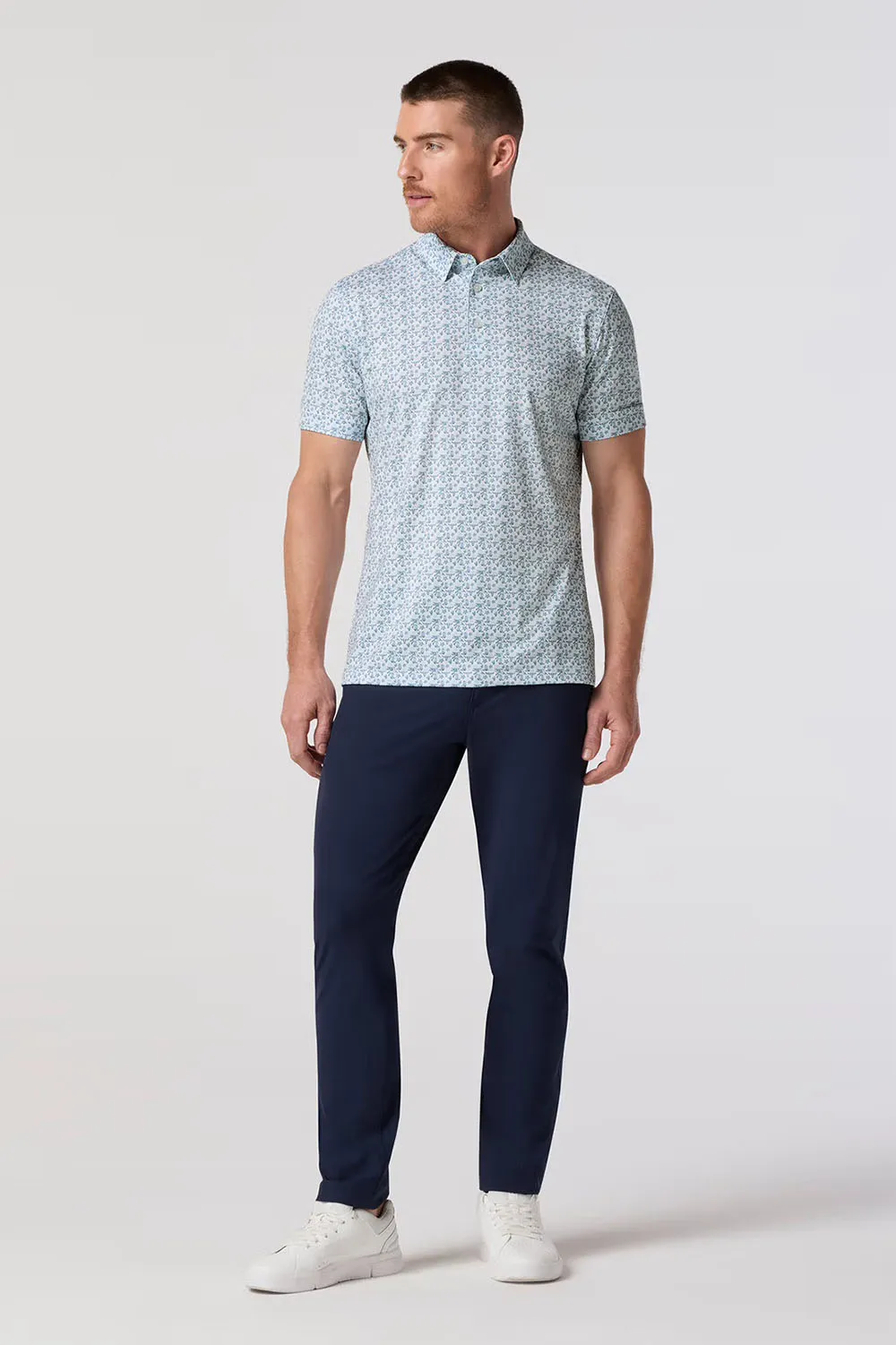 VERSA POLO White Dallas Mosaic sold by REVOLVR Menswear product image thumbnail 2