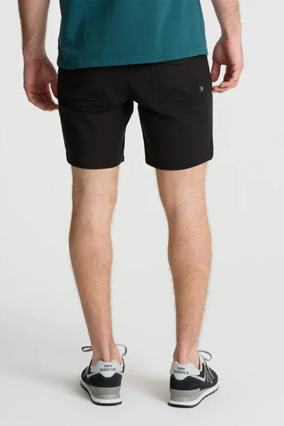LAYOVER TRAVELER 18" SHORT Black sold by REVOLVR Menswear product image thumbnail 4
