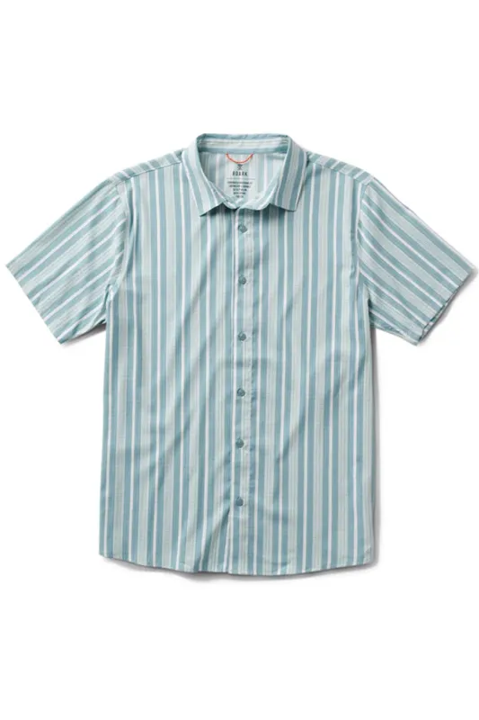 BLESS UP SS Stripe Dusty Blue sold by REVOLVR Menswear