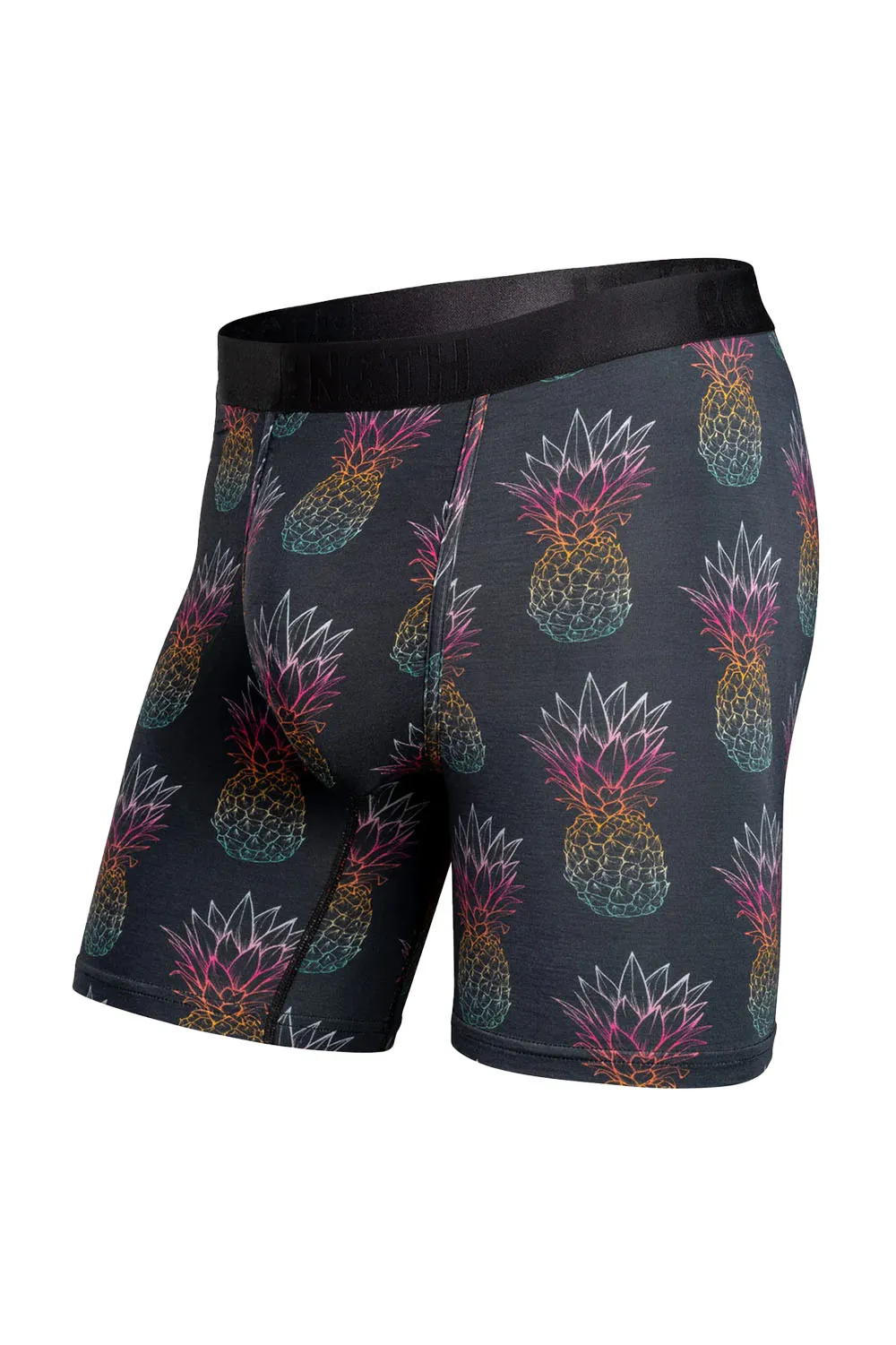 CLASSIC BOXER BRIEF WITH FLY Pineapple Fade Black sold by REVOLVR Menswear