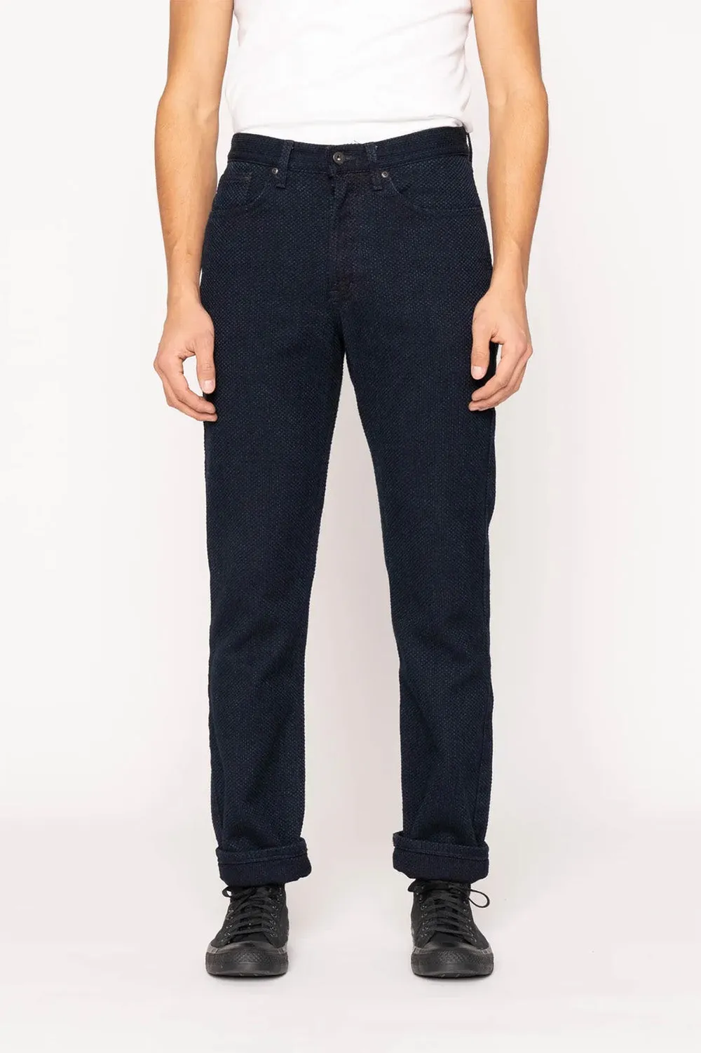 WEIRD GUY - INDIGO SASHIKO sold by REVOLVR Menswear product image thumbnail 2