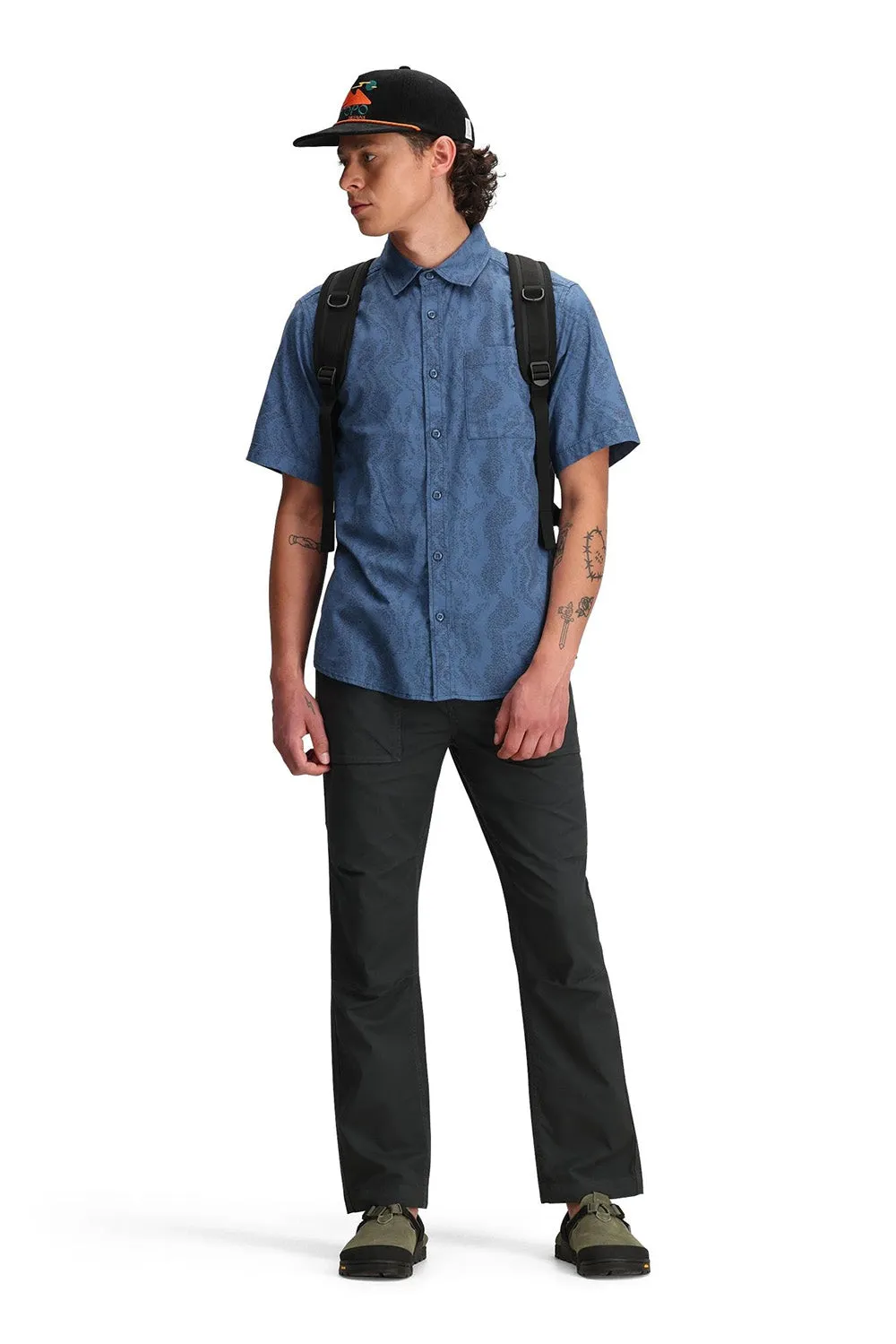 DIRT DESERT SHIRT SS Stone Blue River Bed sold by REVOLVR Menswear product image thumbnail 2