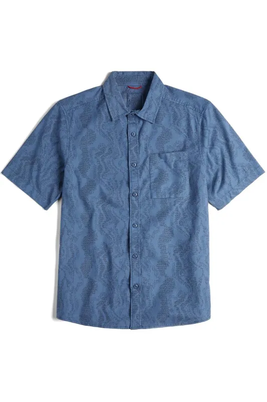 DIRT DESERT SHIRT SS Stone Blue River Bed sold by REVOLVR Menswear