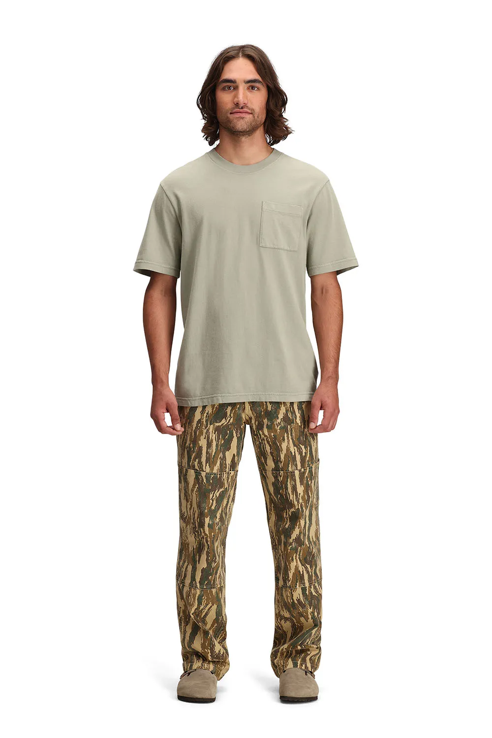 DIRT POCKET TEE Dried Sage sold by REVOLVR Menswear product image thumbnail 2