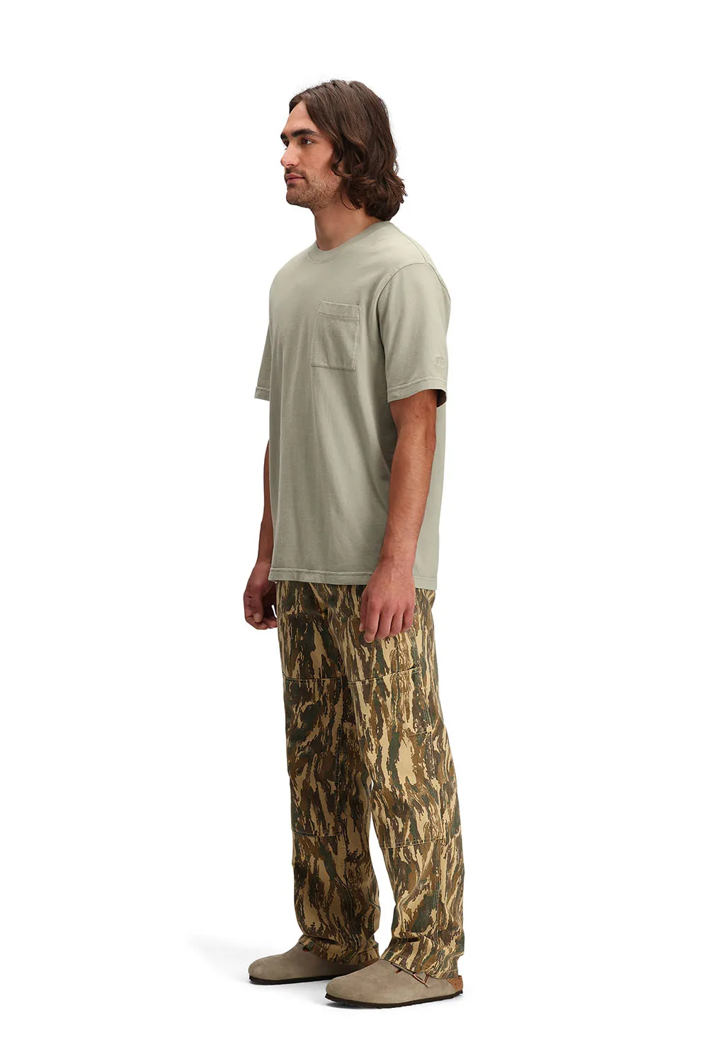 DIRT POCKET TEE Dried Sage sold by REVOLVR Menswear product image thumbnail 3