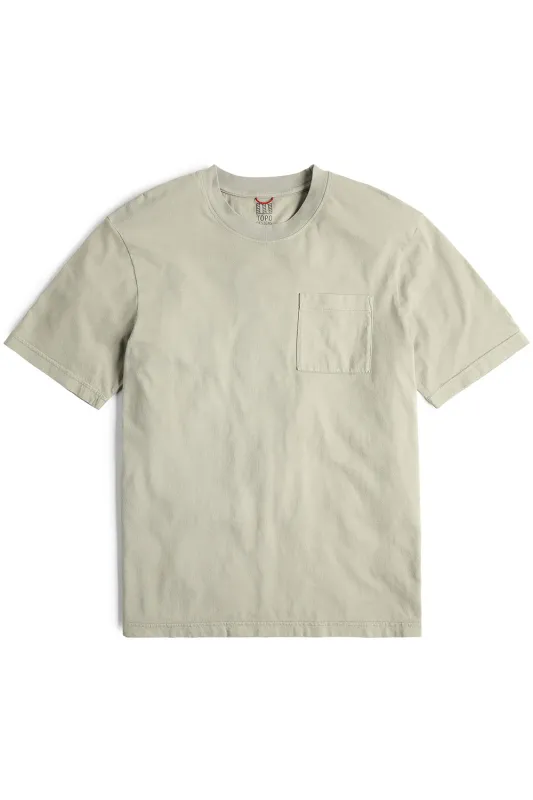 DIRT POCKET TEE Dried Sage sold by REVOLVR Menswear