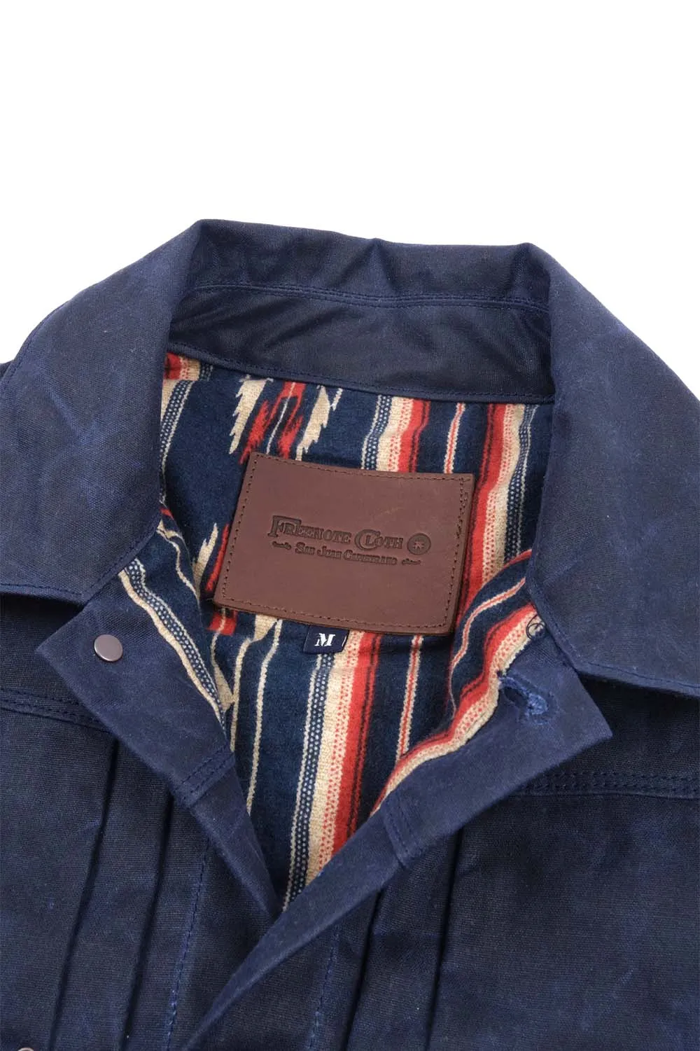 WAXED RIDERS JACKET Navy sold by REVOLVR Menswear product image thumbnail 4