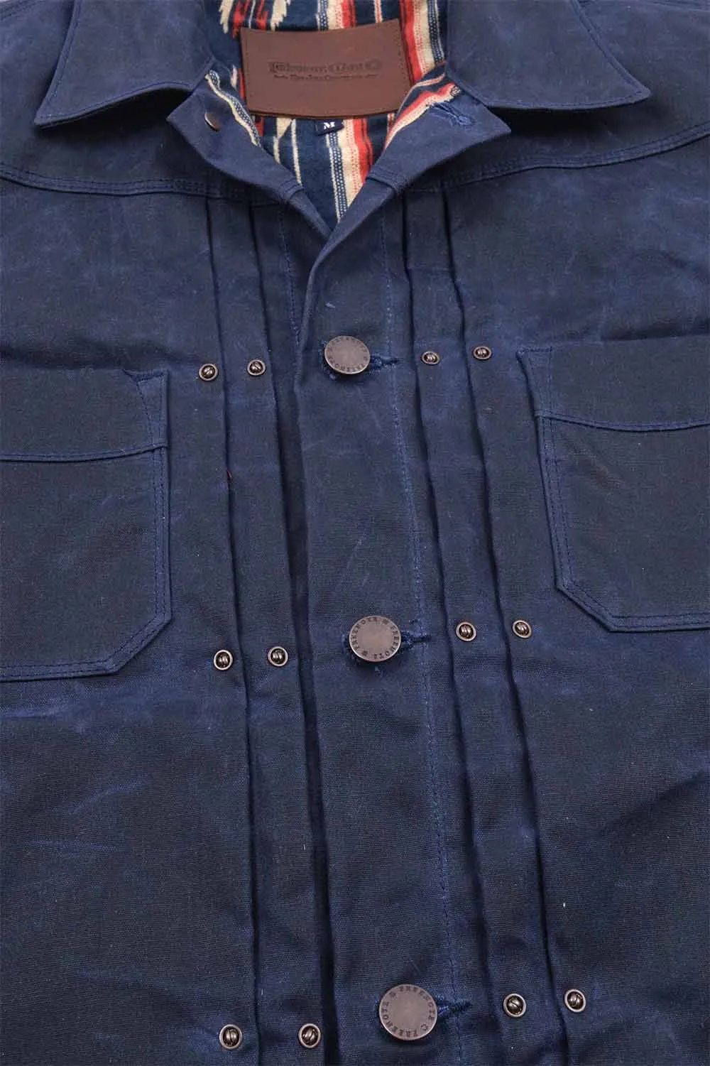 WAXED RIDERS JACKET Navy sold by REVOLVR Menswear product image thumbnail 5
