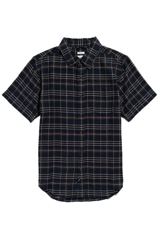 JORDAN SLIM SHIRT Dusk Herringbone Plaid sold by REVOLVR Menswear