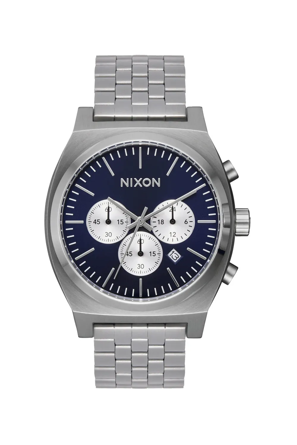 TIME TELLER CHRONO - SILVER/MIDNIGHT sold by REVOLVR Menswear