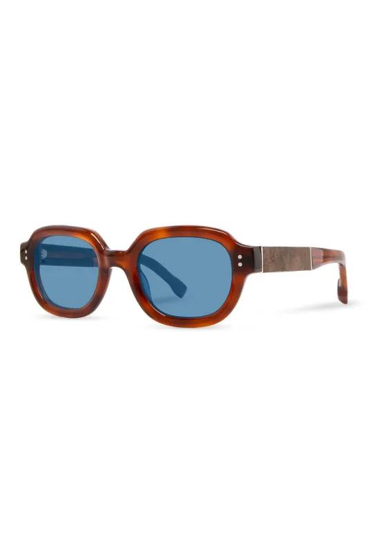 JASPER - BURGUNDY/ELM BURL/LIGHT BLUE sold by REVOLVR Menswear