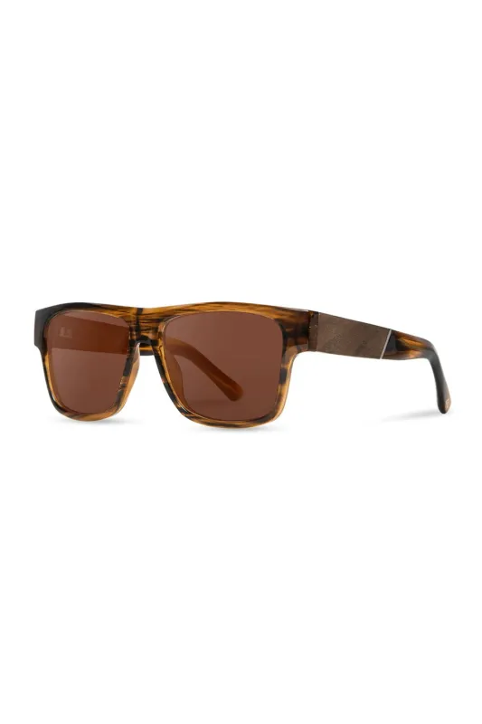 CLIFF - TORTOISE/WALNUT HD+ POLAR BROWN made by REVOLVR Menswear