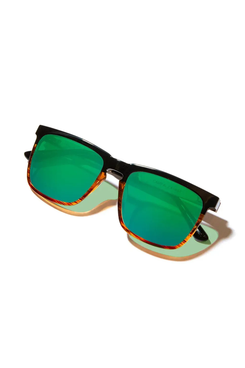 RIDGE - BLACK TORTOISE/WALNUT HD+ POLAR GREEN FLASH sold by REVOLVR Menswear product image thumbnail 3