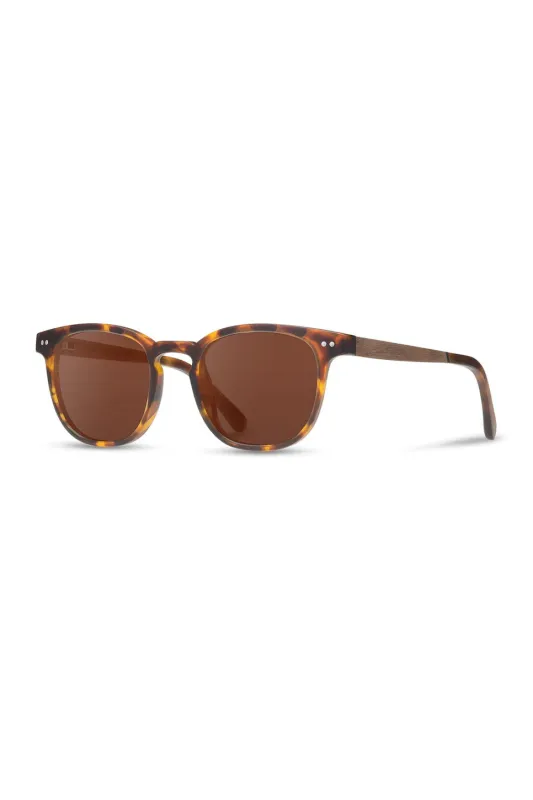 TOPO - MATTE TORT/WALNUT BASIC POLAR BROWN sold by REVOLVR Menswear