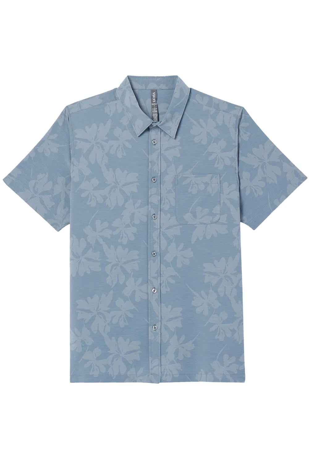 BRIDGE SS Dusty Blue Plumeria sold by REVOLVR Menswear