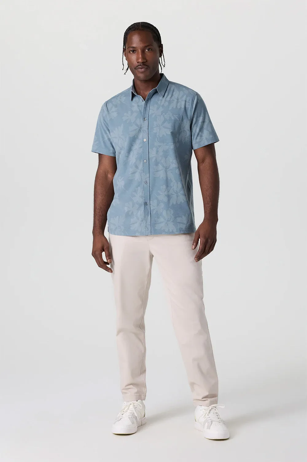 BRIDGE SS Dusty Blue Plumeria sold by REVOLVR Menswear product image thumbnail 5