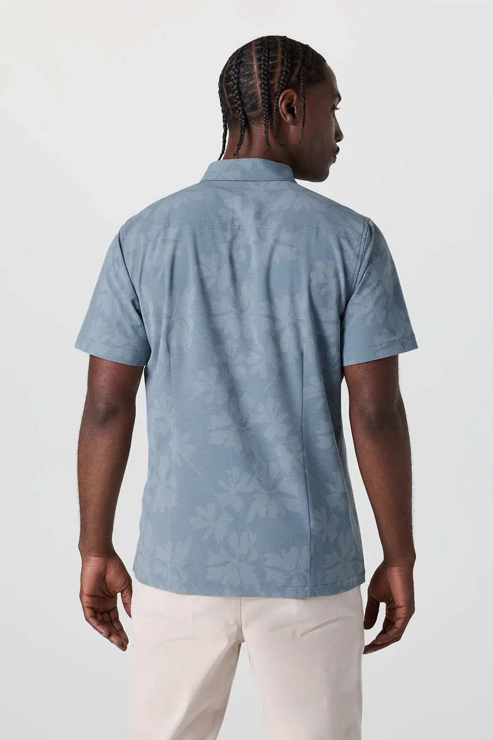 BRIDGE SS Dusty Blue Plumeria sold by REVOLVR Menswear product image thumbnail 3