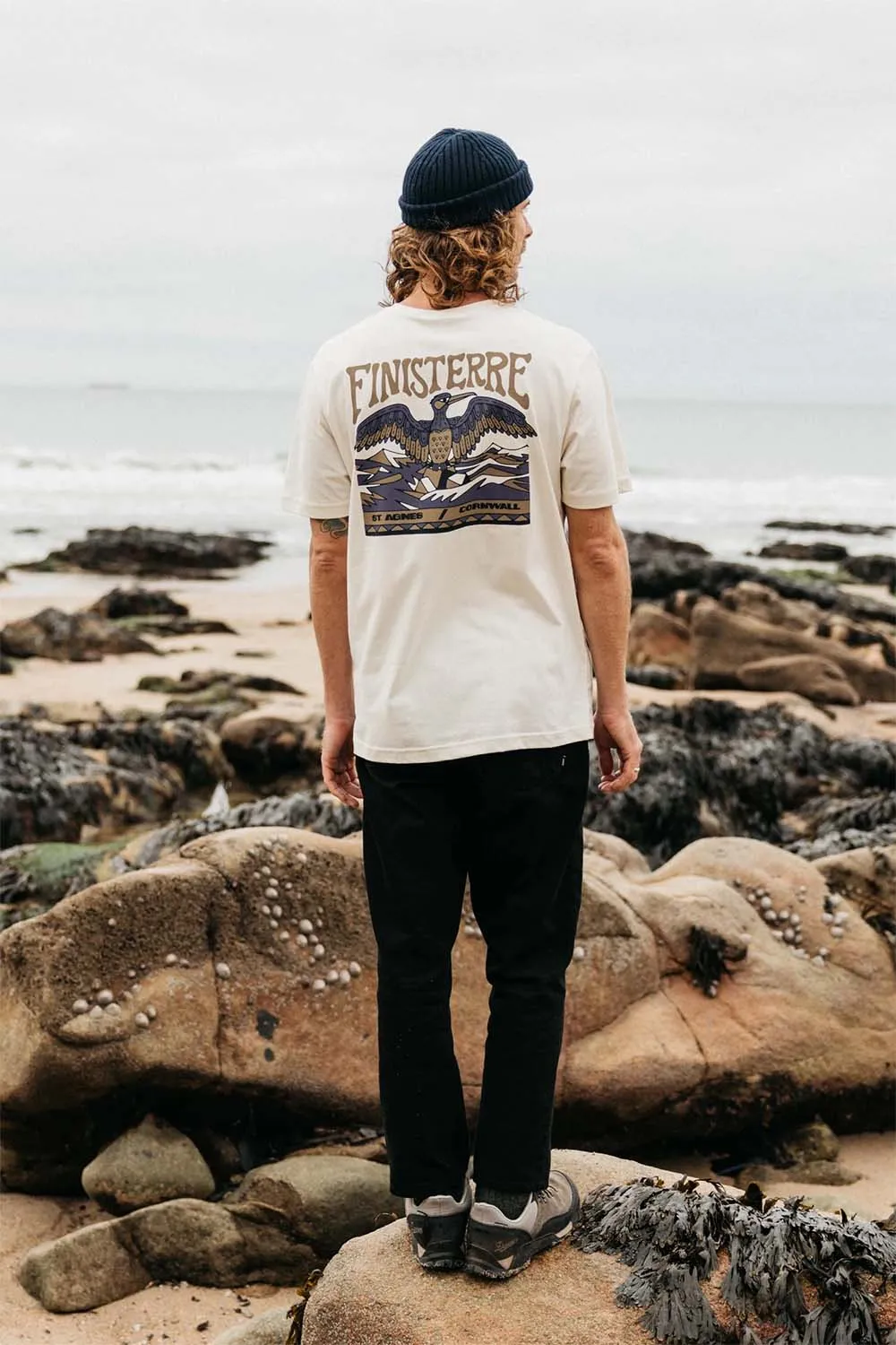 CORMORANT TEE Ecru sold by REVOLVR Menswear product image thumbnail 4