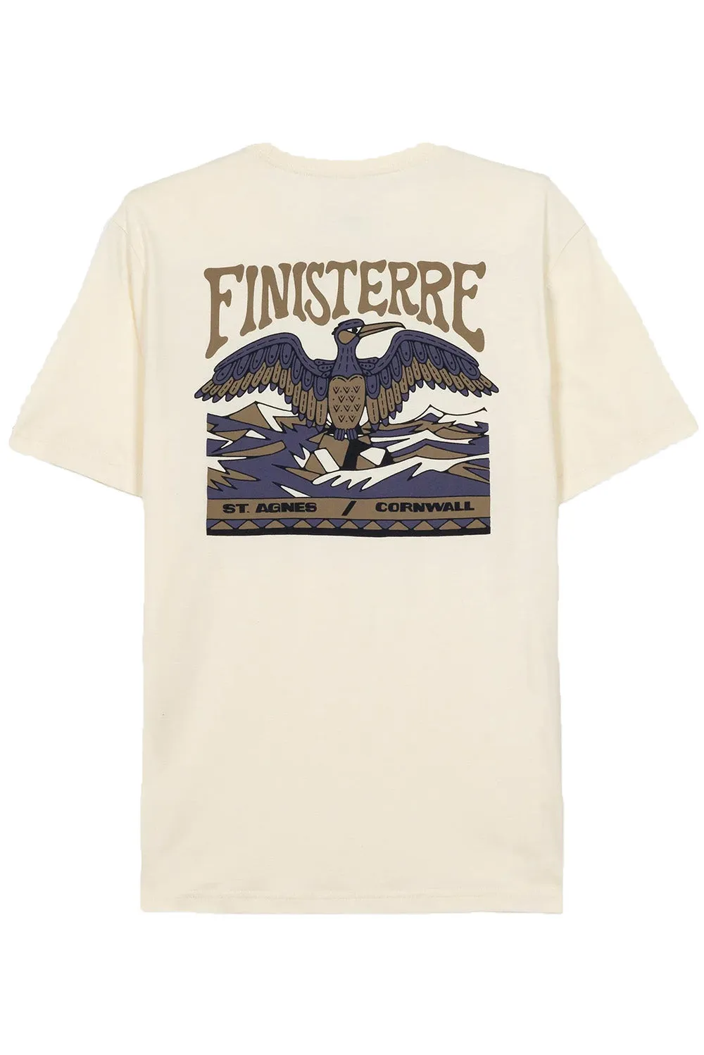 CORMORANT TEE Ecru sold by REVOLVR Menswear