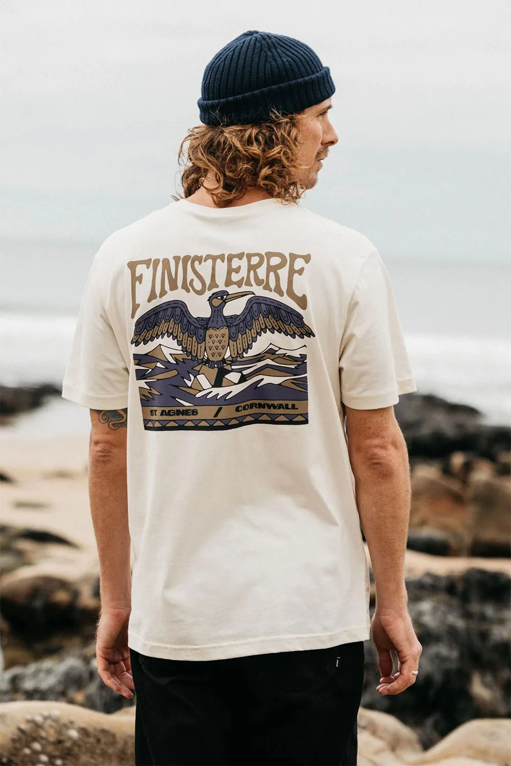 CORMORANT TEE Ecru sold by REVOLVR Menswear product image thumbnail 3