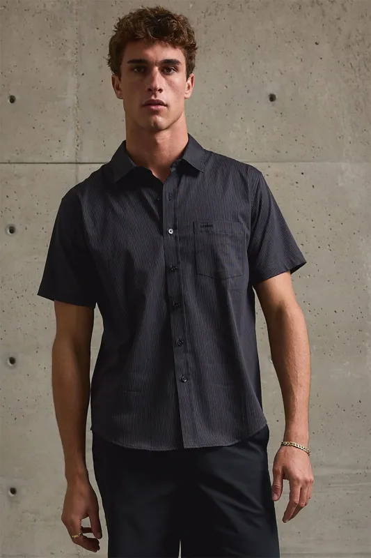 POPLIN WOVEN Black sold by REVOLVR Menswear