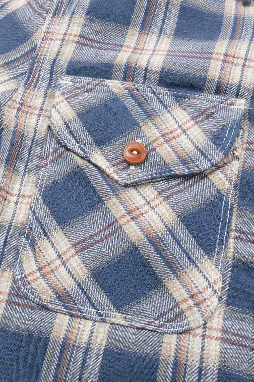 WELLS LS Blue Plaid sold by REVOLVR Menswear product image thumbnail 4