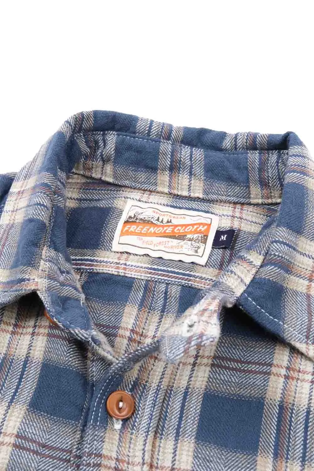 WELLS LS Blue Plaid sold by REVOLVR Menswear product image thumbnail 3