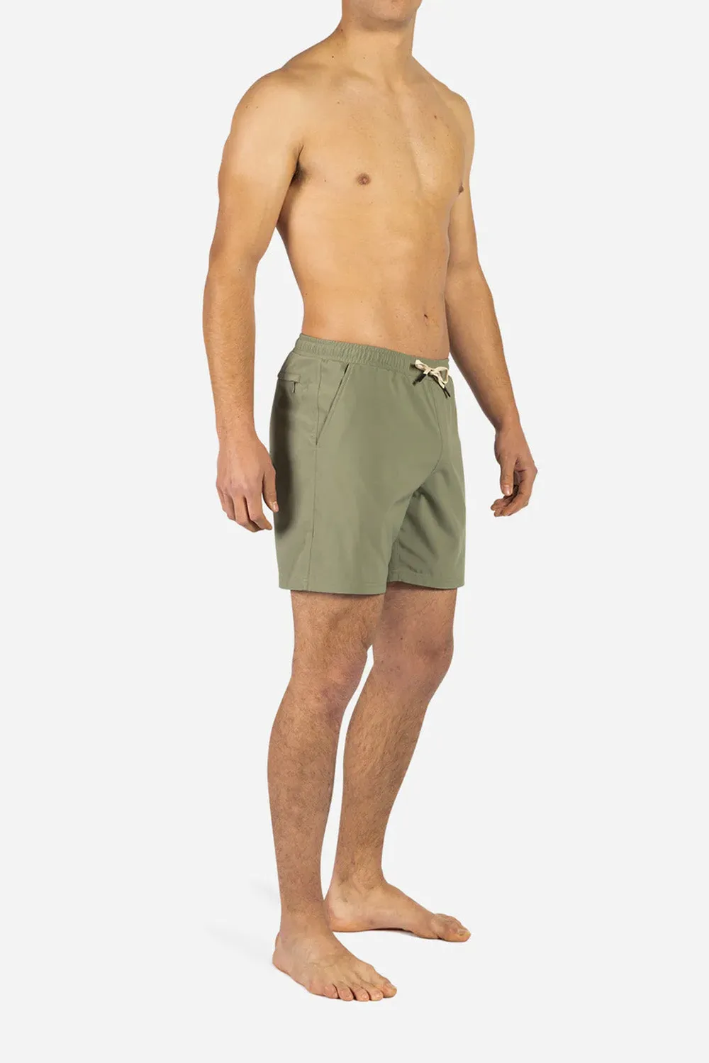 AGUA VOLLEY 2N1 SHORT 7" Pine sold by REVOLVR Menswear product image thumbnail 4