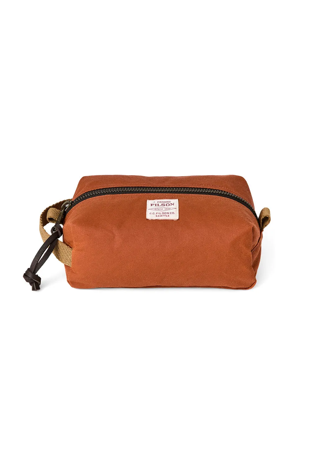 TIN CLOTH TRAVEL KIT Rust sold by REVOLVR Menswear