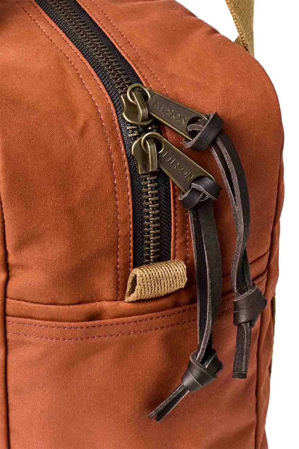 TIN CLOTH ZIPPER TOTE Rust sold by REVOLVR Menswear product image thumbnail 5