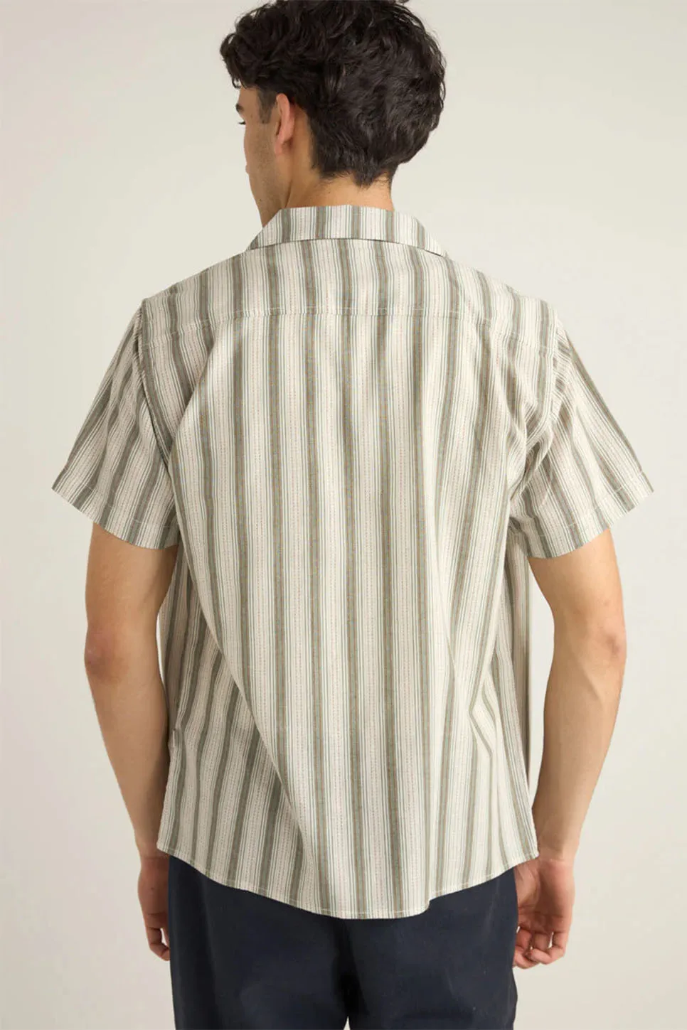 VACATION STRIPE SS SHIRT Fern sold by REVOLVR Menswear product image thumbnail 3