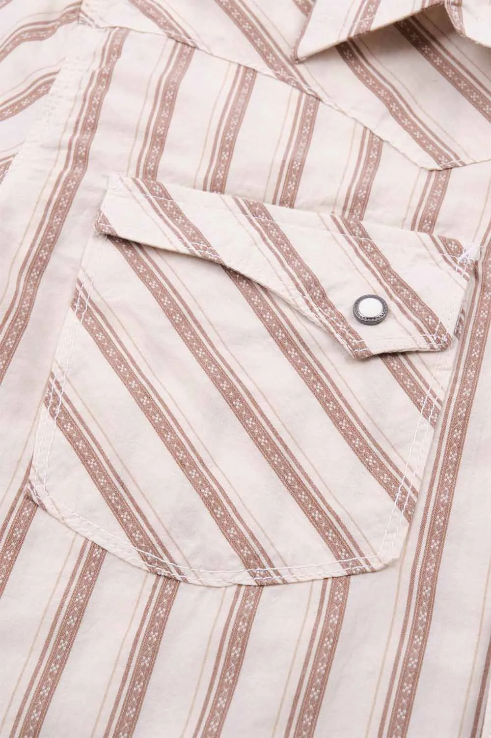 CALICO SS Brown Stripe sold by REVOLVR Menswear product image thumbnail 4